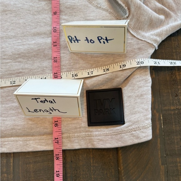 IVY PARK Women's Beige Cutout Sweatshirt size XS - Picture 9 of 9